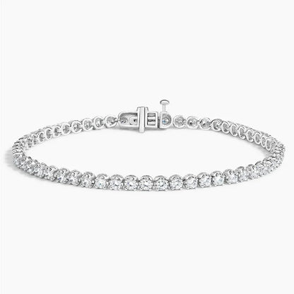 6.5 inch lab diamond tennis bracelet in 14K white gold, Delux Jewelry fine jewelry accessory